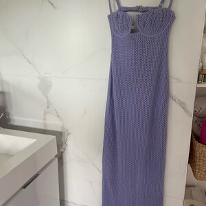 Montce Strapless Lavender Knit Dress